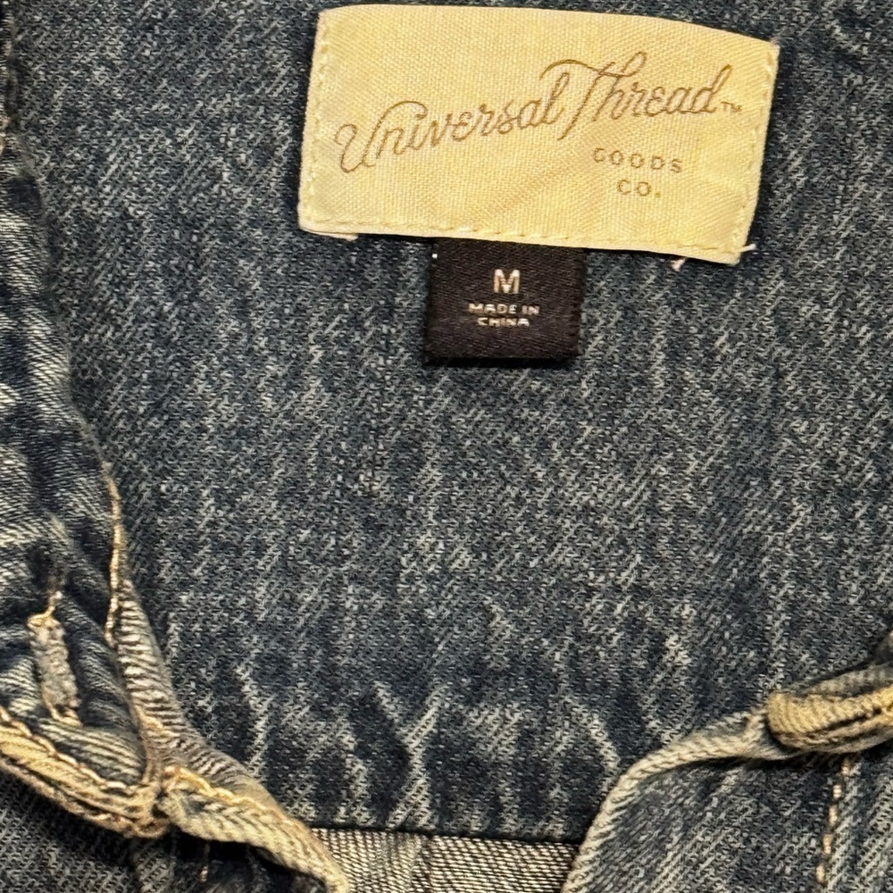 Universal Thread Blue Denim Shirt dress Medium - Picture 2 of 6